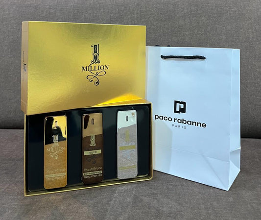 GIFT SET- paco rabanne 1 MILLION  SET OF 3