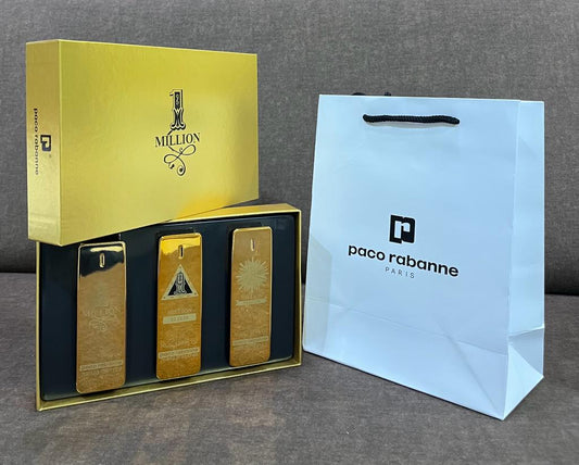 GIFT SET- paco rabanne 1 MILLION SET OF 3